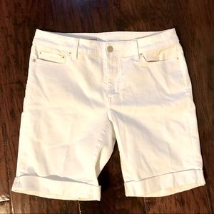 Talbots white bermudas